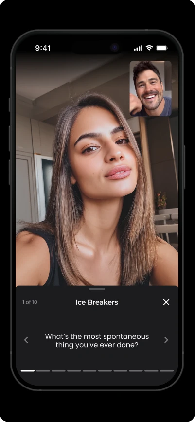 Vybe Check screen in the Vybes app